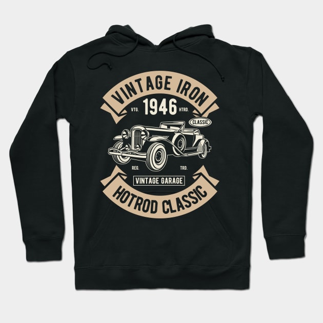 Vintage Iron Classic Hoodie by p308nx